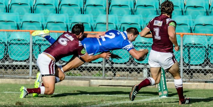 The Jets will be hoping for more try-scoring deeds from the likes of Mitch Brown when they return to Henson Park after a six week hiatus for this must win game. Photo: Gary Sutherland Photography
