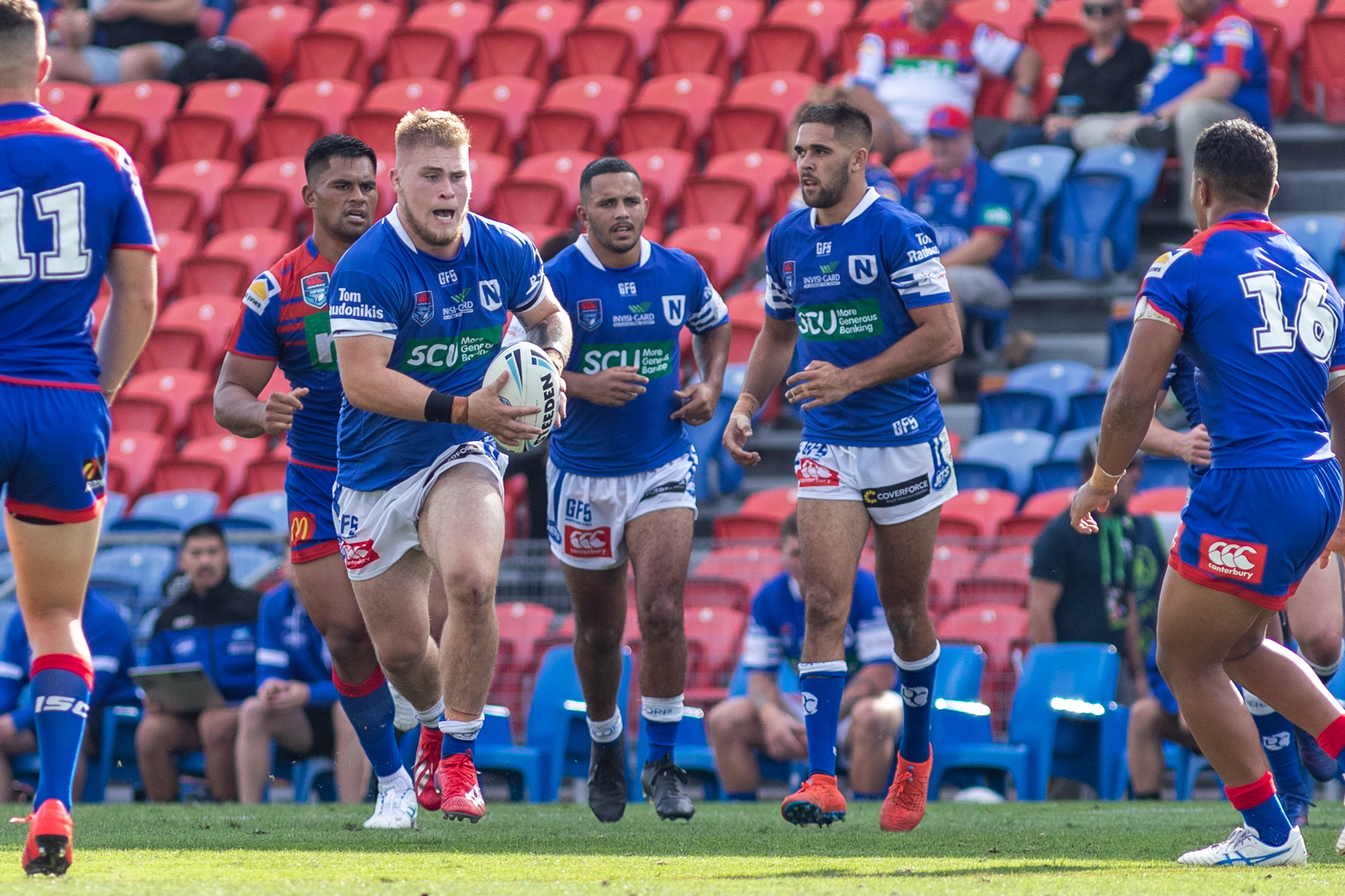 March 15, 2019 - Newcastle, New South Wales, Australia, Daniel Vasquez of the Jets during round 1 of the NSWRL Canterbury Cup NSW Macdonald Jones Stadium in Newcastle, New South Wales. (Mario Facchini/mafphotography)