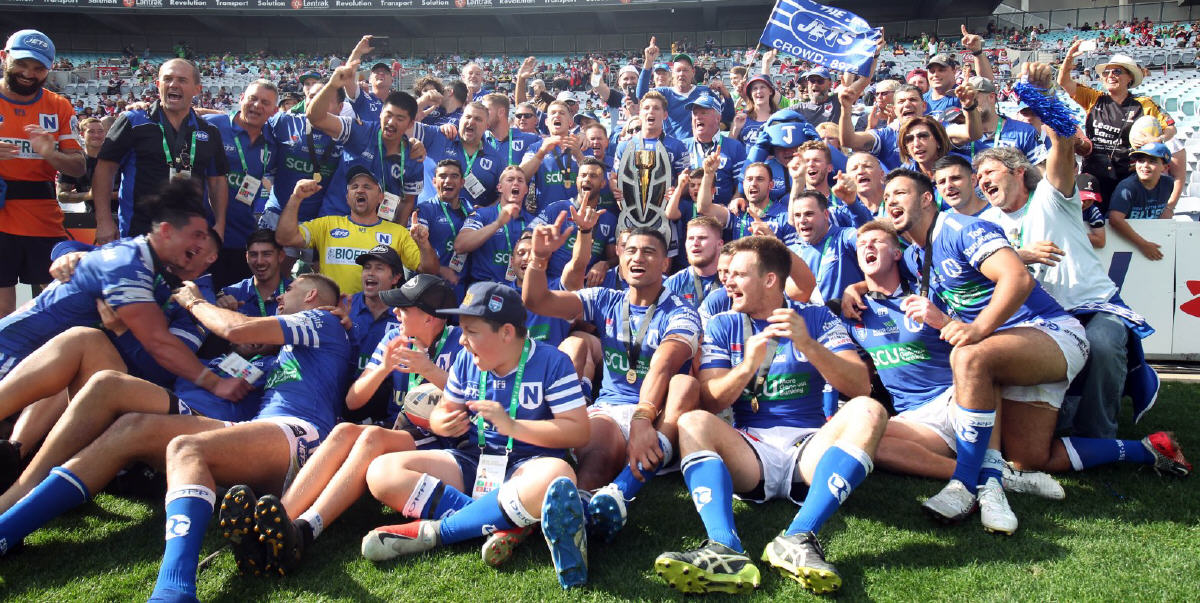 Chris Lane’s panoramic shot of ANZ Stadium after fulltime on the 6th October captures the unbridled elation of the Newtown Jets after their astounding last-minute victory.