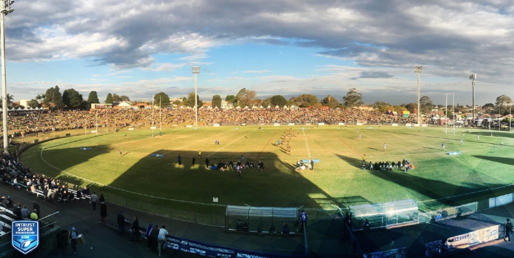 A panoramic view of Newtown’s home ground, Henson Park, taken on Saturday, 28th July 2018 (NSWRL)