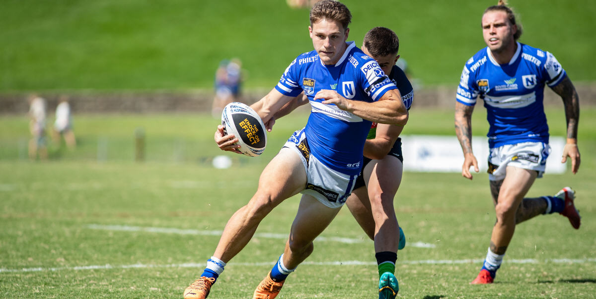 Newtown Jets five-eighth Luke Metcalf was in lively form against Parramatta on Sunday.
Photo: Mario Facchini, mafphotography
