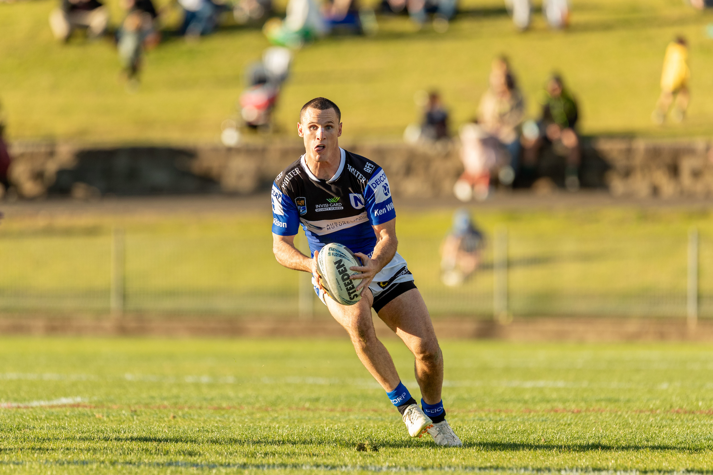 July 1, 2023 - Marrickville, New South Wales, Australia, Connor Tracey of the Newtown Jets during Round 18 of the NSWRL Knock On Effect NSW Cup at Henson Park in Marrickville, New South Wales. (Mario Facchini/mafphotography)