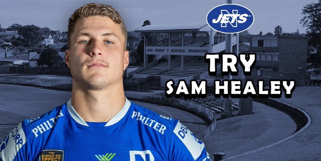 Newtown Jets hooker Sam Healey was in top form over in New Zealand, scoring two tries and showing that he has a big season in front of him. (Photo: Mario Facchini, mafphotography)